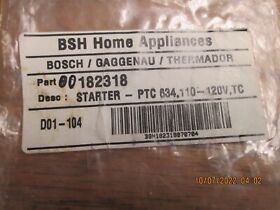 00182318 Bosch Dishwasher Relay Brand New Oem Ptc Starter