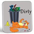 003 Wine Chuckle Dish Kitty Clean Dirty Dishwasher Magnet 696542659600