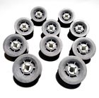 00611666 Bosch Electronic Dishwasher Upper Rack Wheel Assembly Kit Part Set