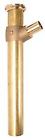 1-1-2x12 076335556086 National Brand Alternative Hiway Dishwasher Tailpiece Rough Brass