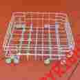 154432604 Frigidaire Dishwasher Lower Rack W 8 Wheels Adjustable Tines Gray