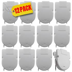 1o564673 1intheoffice Cubicle Clips White 12/pack 1o564673 1intheoffice Cubicle Clips White 12/pack