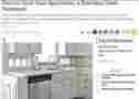 26ss Ezfaux Decor Dishwasher Instant Premium Stainless Steel Film Foil Panel Pvc Cover Overlay