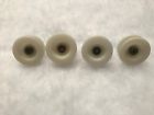 3370389 3369078 Whirlpool Kenmore Dishwasher Upper Dishrack Tub Wheel Set Of