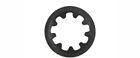 3400931 Unbranded For Whirlpool Dishwasher Push On Retainer Nut