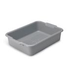 52617 Vollrath Gray Perforated Silverware Drain Box 029419122622