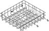 5304517201 Frigidaire Fridgidaire Dishwasher Rack Assembly