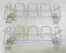 8269329 Kenmore Cupshelf Clips Whirlpool Kitchen Aid Dishwasher 8274978
