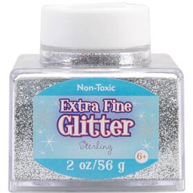 Sul2fgl-50861 Advantus 4 Pack Sulyn Extra Fine Glitter 2oz-sterling