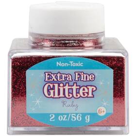 Sul2fgl-50864 Advantus 4 Pack Sulyn Extra Fine Glitter 2oz-ruby