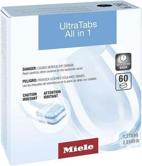 Alford & Lynch 002516200222 Miele Ultratab All In 1 Dishwasher Tablets - 60 Count