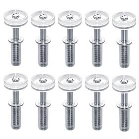 Bi-10 Alsoyixia 10pcs Spring Loaded Bi-fold Door Top Roller Guide Wheel Closet Repa