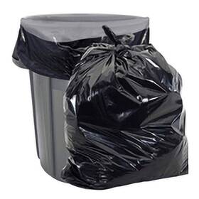 Vcx-3339x Aluf Plastics 33 Gallon Trash Bags - 1.5 Mil Eq Black Heavy Duty Can