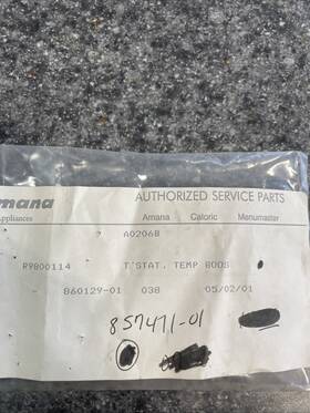 R9800114 Amana Thermostat Inch T Stat Temp Boost H10c2