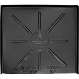 Dwp-1b American Built Pro Dishwasher Drain Pan - Open-ended Directs Wtr Upfront