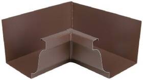 2520119hp Amerimax Gutter Inside Mitre Brown Aluminum 5 Inch -