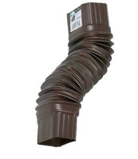 3708419hp Amerimax Gutter Flex Elbow Brown 2 X 3 Inch -