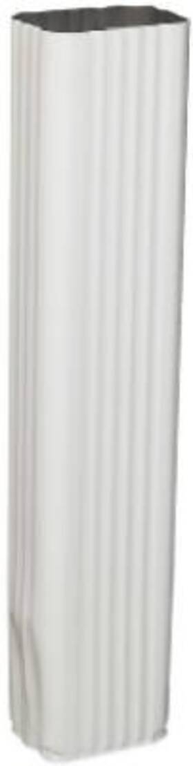 33075 Amerimax Home Products Gutter Downspout Extension White Galvanized Steel 15- Inch