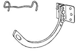 Ccs105 Amerimax Home Products 50 Pack Gutter Shank And Circle #10 Combo Hanger Half Round Galvanized 5- Inch Ccs10