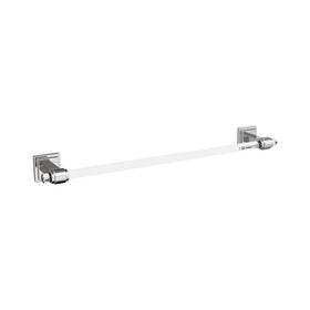 Bh36063c26 Amerock Clear/chrome Towel Bar 18 In 457 Mm Rack Gla