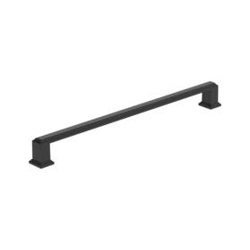 Bp37361fb Amerock Matte Black Cabinet Pull 10-1/16 In 256 Mm Center-to-