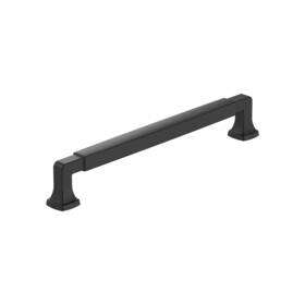Bp55510fb Amerock Stature 7-9/16 Inch 192mm Center-to-center Matte Black Cabinet Pull