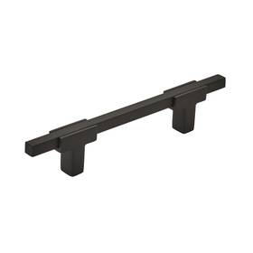 Bp77896mbmb Amerock Cabinet Pull Matte Black/matte Black 3-3/4 Inch 96 Mm Center