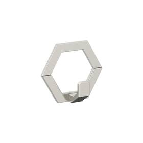 Hbx37015g10 Amerock Prismo Single Prong Decorative Wall Hook Satin Nickel