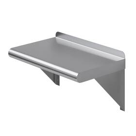 Amg-ws1016a Amgood 10 Inch X 16 Stainless Steel Wall Shelf Nsf Certified Appliance