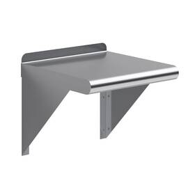 Amg-ws1212a Amgood 12 Inch X Stainless Steel Wall Shelf Nsf Certified Appliance