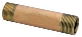 58300-0815 Anderson Metals Corp 5 Pack - Pipe Fitting Red Brass Nipple Lead-free 1/2 X 1-1/2- Inch -58300-0815