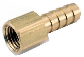 717002-0604 Anderson Metals Corp Brass Barb Insert Lead-free 3/8 Hose Id X 1/4- Inch Fpt -717002-0604