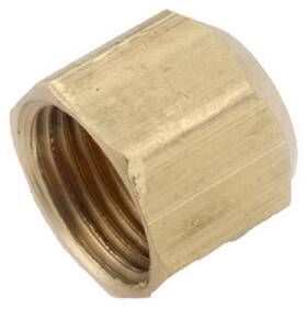 754040-10 Anderson Metals Corp Pipe Fittings Flare Cap Lead-free Brass 5/8- Inch -754040-10