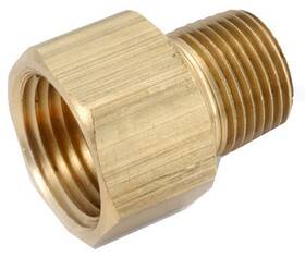 756120-0806 Anderson Metals Corp 10 Pack - Pipe Fitting Adapter Lead-free Brass 1/2 X 3/8- Inch -756120-0806