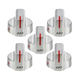 5304509064 Anniparts 530514116 Stainless Steel Stove Knobs Replacement Parts For Frigidaire Galle