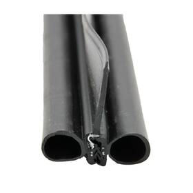 018-479 Ap Products Black Double Bulb Seal With Slide-on Clip And 2-1/4 Inch Wipe