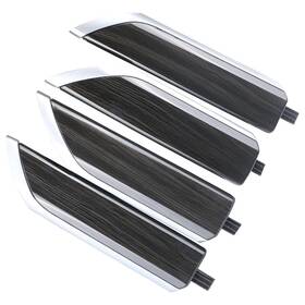 Md008bkwg-n Apperfit Interior Door Panel Trim Molding Kit Black Wood Grain Compatible With Chevy S