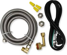 Appliance Pros 850003762197 Universal Dishwasher Installation Kit With 6ft Connector And Power Cord Sta Inch