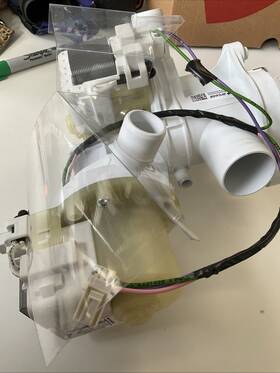 1922300900 Arcelik Beko / Drain Pump Plastic Open Box/tested
