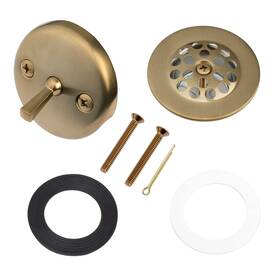 628883-1cpz Artiwell Champagne Bronze Trip Lever Tub Trim Kit Set With Overflow Face Pl