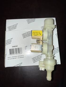 Asko 344043 Viking Dishwasher Water Inlet Valve-new With Box-oem