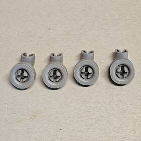 8058498-77 Asko Dishwasher Lower Bottom Dish Rack Roller Wheel Set X4