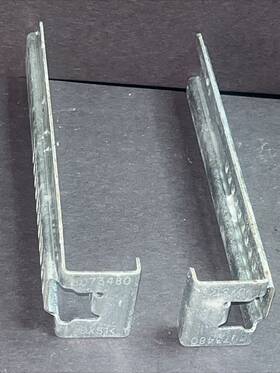 8073480 Asko Dishwasher Kicker Plate Bracket Sold As A Pair