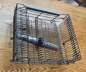 8801399-36 Asko Upper Dishwasher Rack 490491. Great Condition. Dark Gray