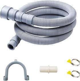 Auto Plaza 711182005058 10 Feets Universal Washing Machine Drain Hose Flexible Dishwasher Ext