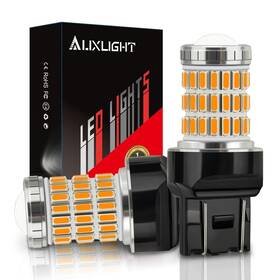 W21w Auxlight 745678997046 7440 7441 7443 7444 T20 992 Led Bulb Amber Yellow Ultra Bright