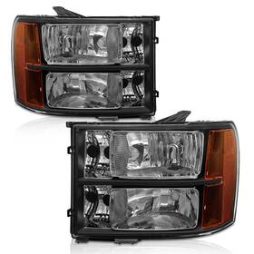 23030 Axlaha Headlights Assembly For 2007 2008 2009 2010 2011 2012 2013 2014 Sierra / 07-1