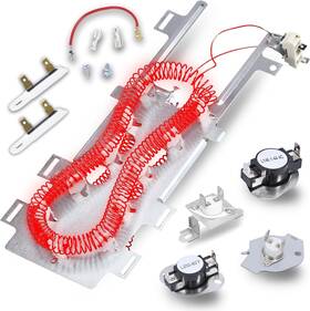 Wed70hebw0 Az4u Wed7300xw0 Dryer Heating Element Replace For Whirlpool Wed9400sw2
