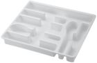 Ba0010 United Solutions White Plastic Cutlery Tray And Utensil 051596034009