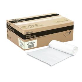 Cl3340na16 Bagtron 33 Gallon Trash Bags 16 Micron High Density Pure Hdpe Garbage Can Li
